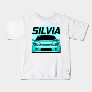 Silvia S15 Cyan Kids T-Shirt